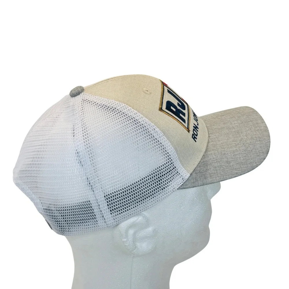 Ron Jon Surf Shop Florida Flag Trucker‎ Hat Tan Gray Mesh Snapback OSFM Mens Cap